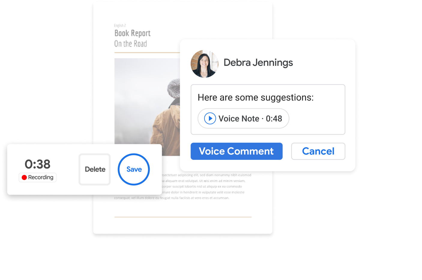 Voice Comments on Docs and Recording Widget